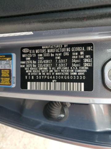 2019 KIA SORENTO L #3298083186