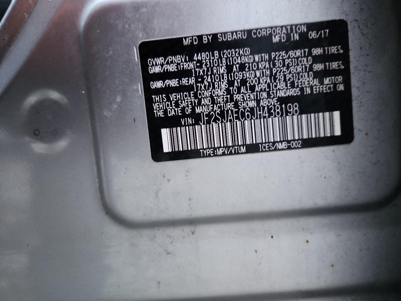 SUBARU FORESTER 2.5I PREMIUM