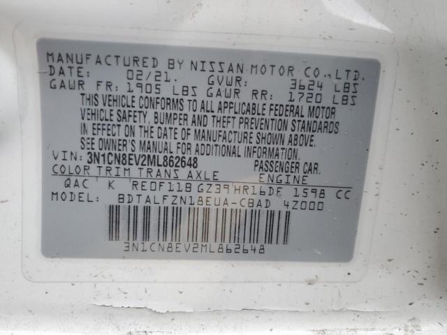 2021 NISSAN VERSA SV #3304744916