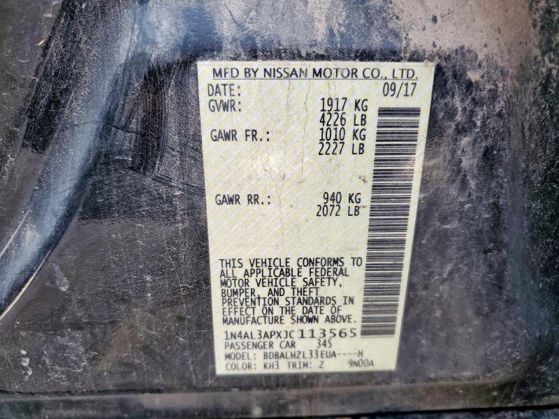 2018 NISSAN ALTIMA 2.5 #3310586049