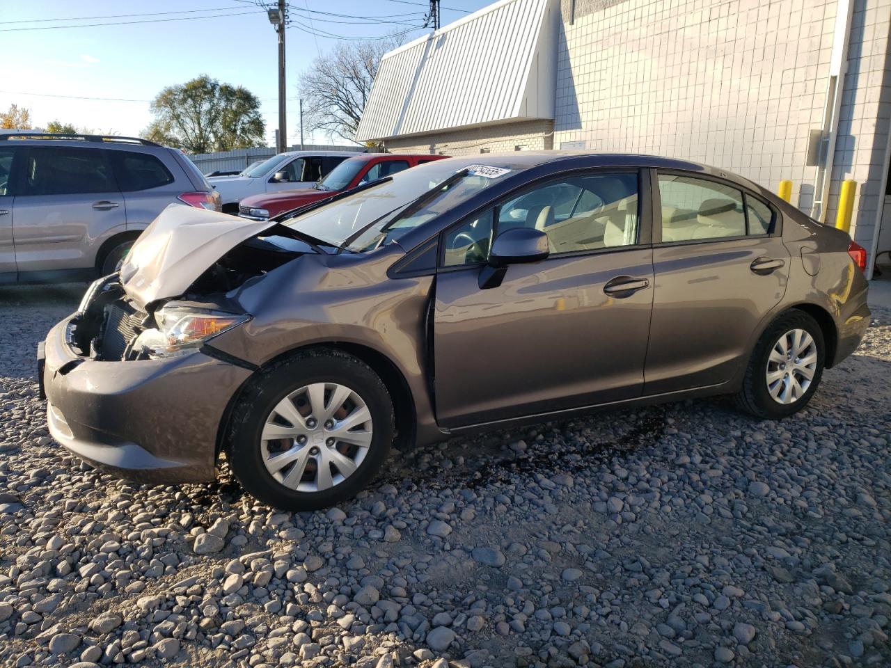 Lot #3298039130 2012 HONDA CIVIC LX