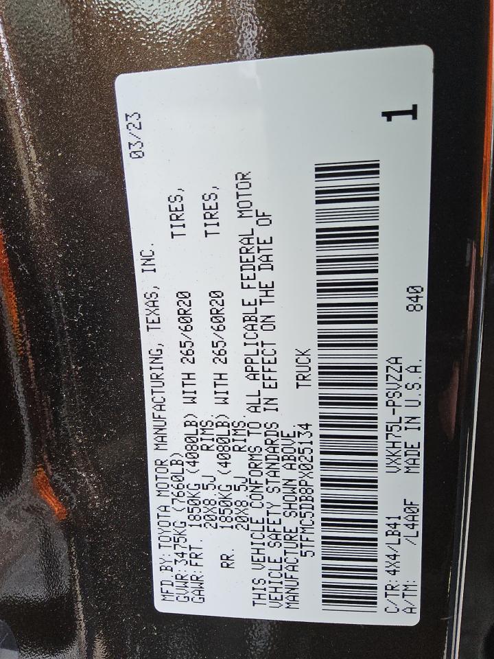 TOYOTA TUNDRA CREWMAX PLATINUM