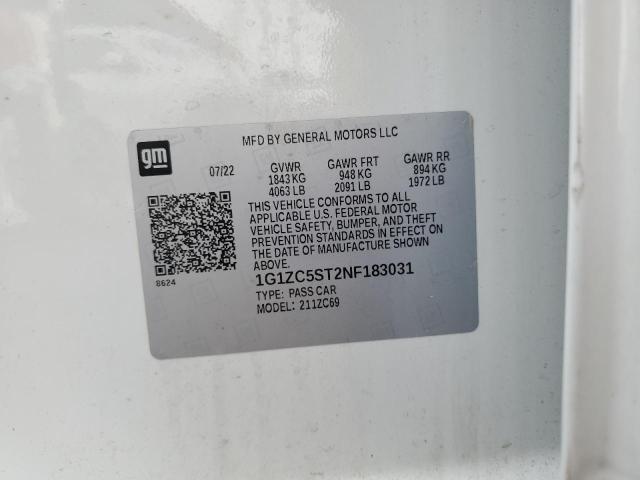 2022 CHEVROLET MALIBU LS #3293406069