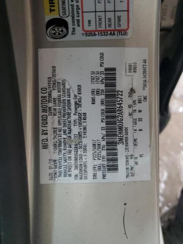 2010 MERCURY MILAN PREM #3292394317