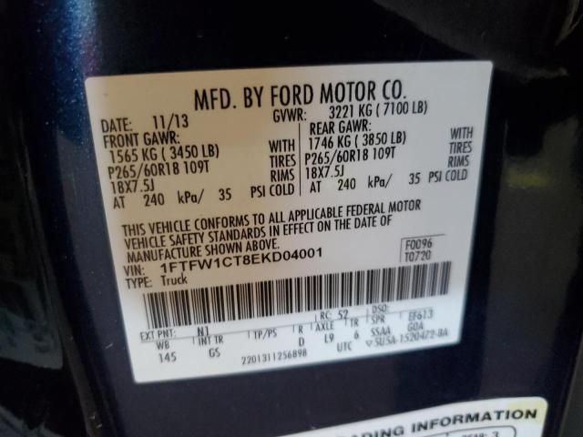2014 FORD F150 SUPER #3283802414