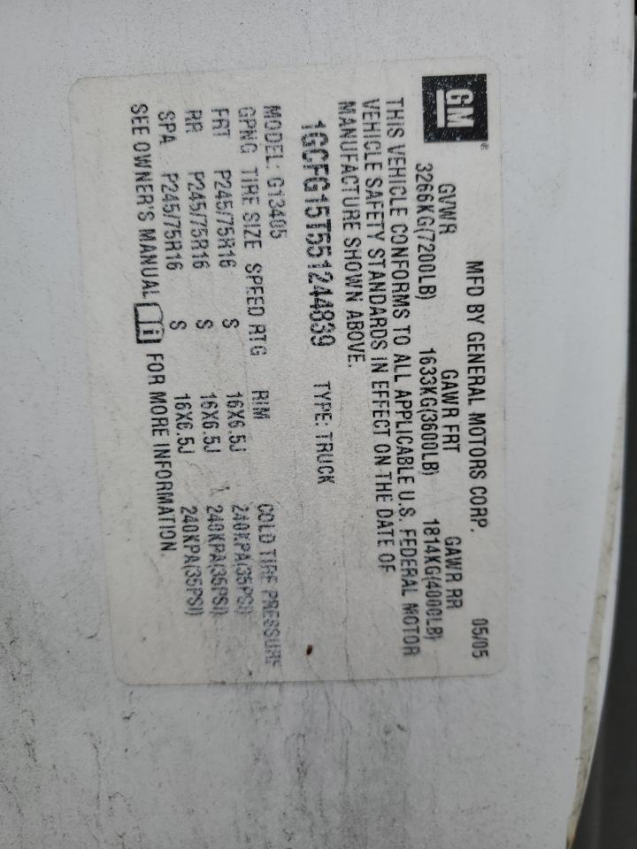 Lot #3297153518 2005 CHEVROLET EXPRESS G1