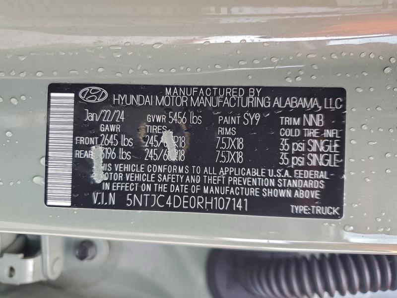 2024 HYUNDAI SANTA CRUZ #3294443567