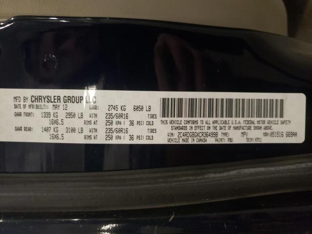 2012 DODGE GRAND CARA #3304537470