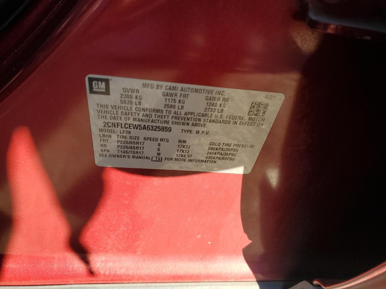 CHEVROLET EQUINOX LS