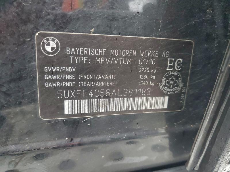 2010 BMW X5 XDRIVE3 #3298062132