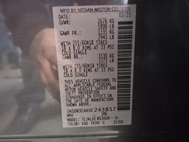 2025 NISSAN PATHFINDER - 5N1DR3CAXSC243857