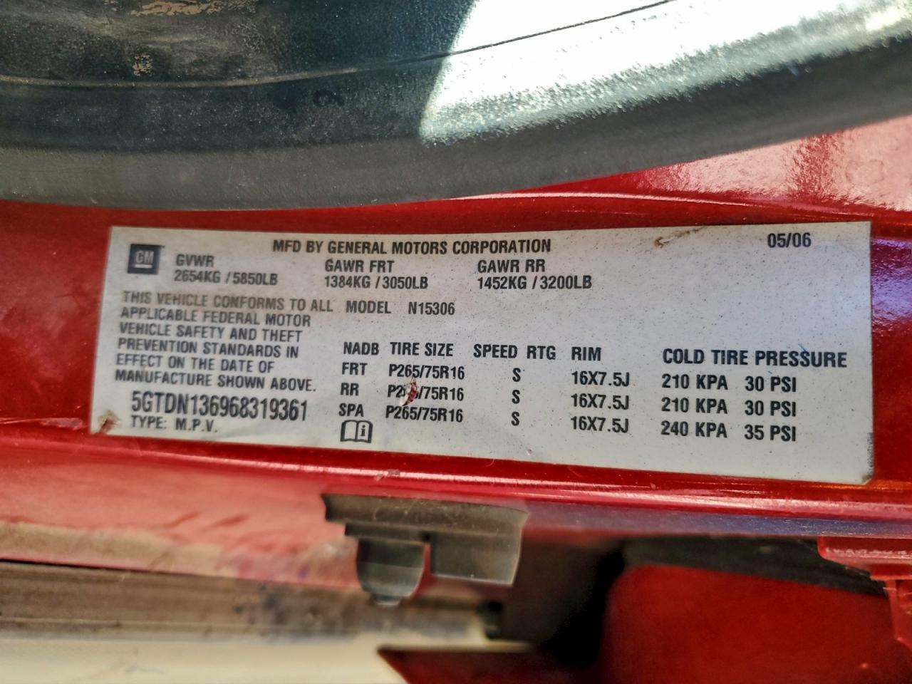 Lot #3297887819 2006 HUMMER H3