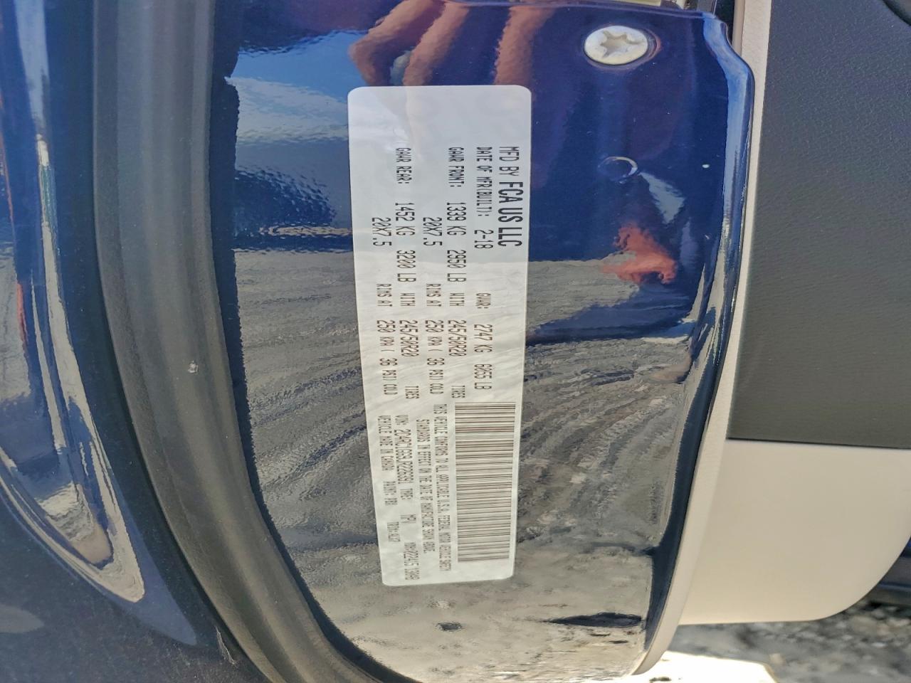 Lot #3310576046 2018 CHRYSLER PACIFICA L