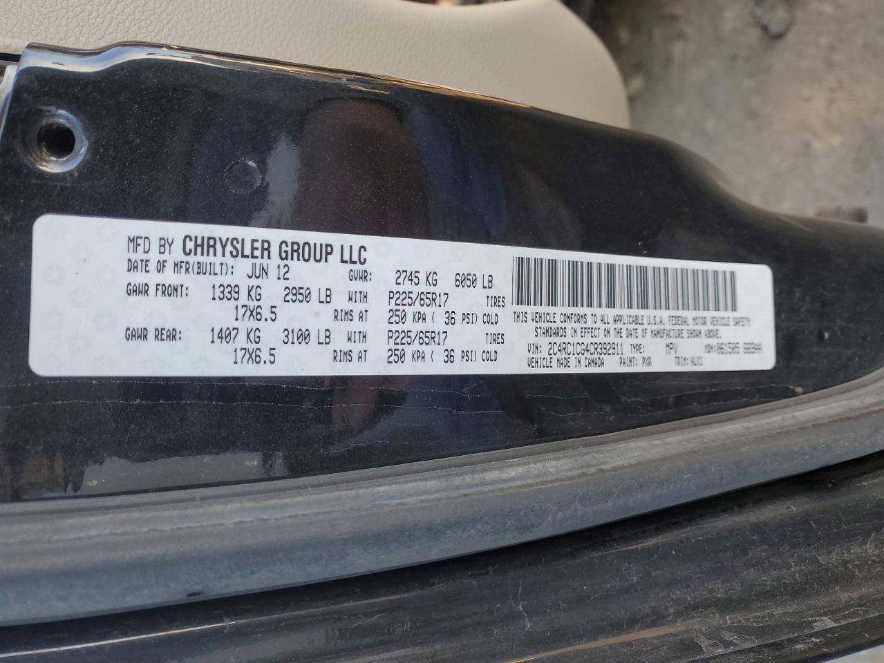 CHRYSLER TOWN & COUNTRY TOURING L