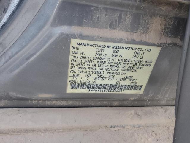 2006 NISSAN MAXIMA SE #3294495500