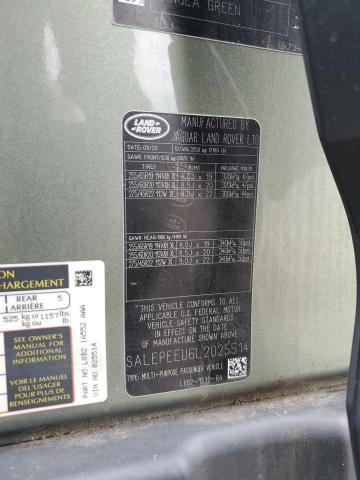 2020 LAND ROVER DEFENDER 1 #3286504143