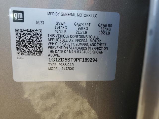 2023 CHEVROLET MALIBU LT #3296349105