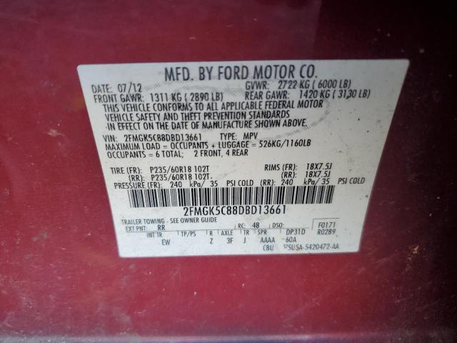 2013 FORD FLEX SEL #3285787666