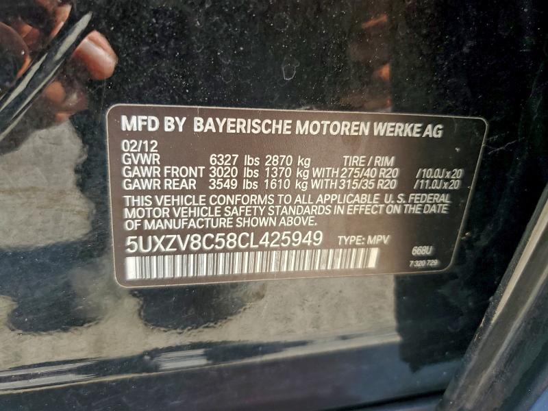 2012 BMW X5 XDRIVE5 #3302751022