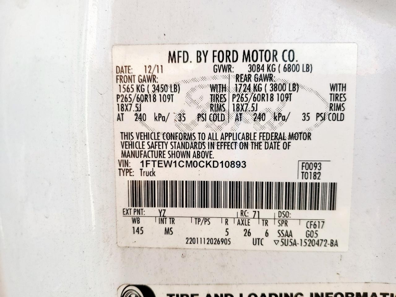 FORD F-150 SUPERCREW