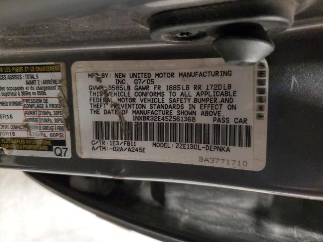 2005 TOYOTA COROLLA CE #3297891771