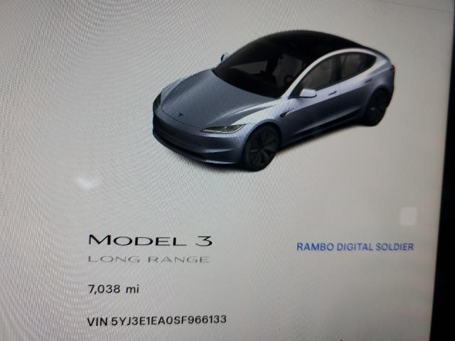 2025 TESLA MODEL 3 #3309684834