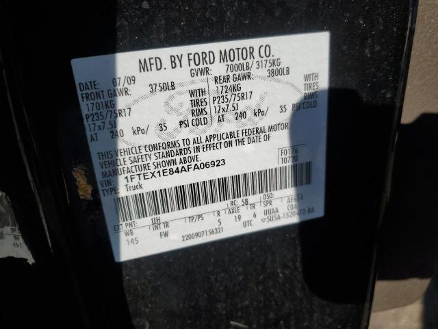 2010 FORD F150 SUPER - 1FTEX1E84AFA06923