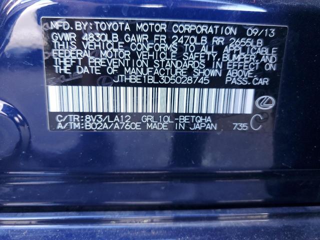 2013 LEXUS GS 350 #3296932869