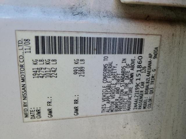 2009 NISSAN ALTIMA 2.5 #3302738015