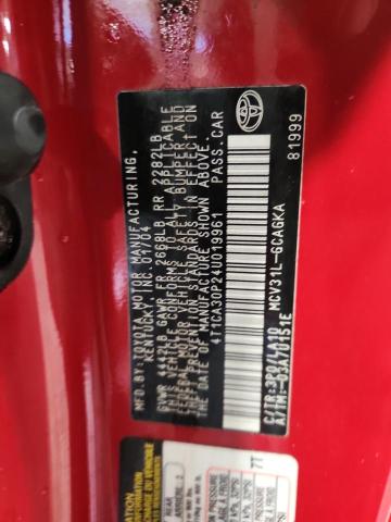 2004 TOYOTA CAMRY SOLA #3296327554