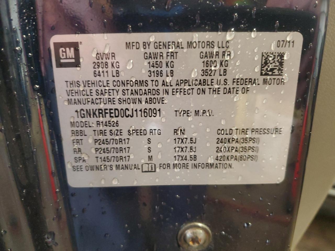 CHEVROLET TRAVERSE LS