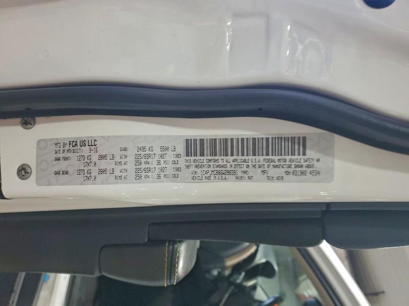 2016 JEEP CHEROKEE L #3311696258