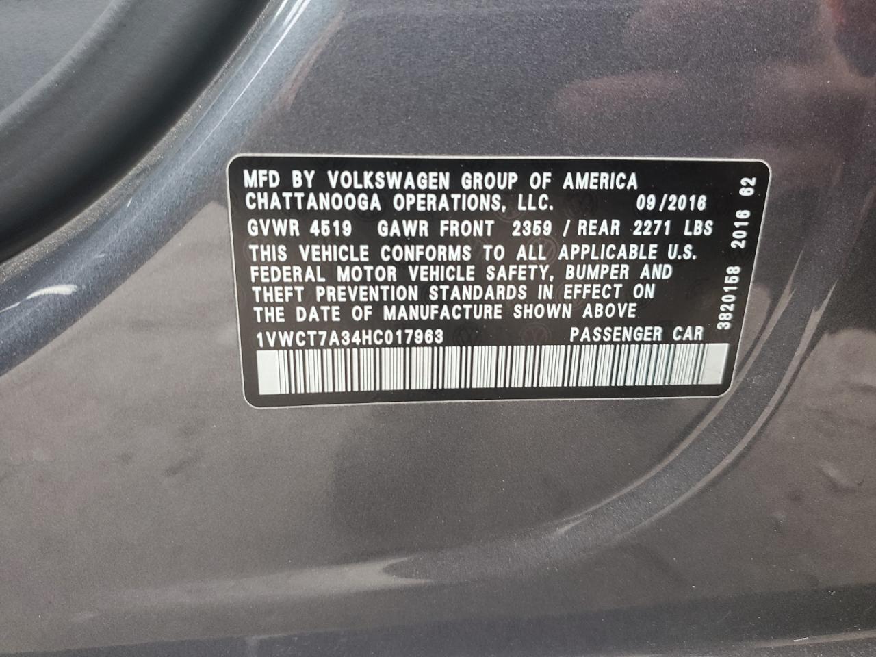 VOLKSWAGEN PASSAT SEL PREMIUM