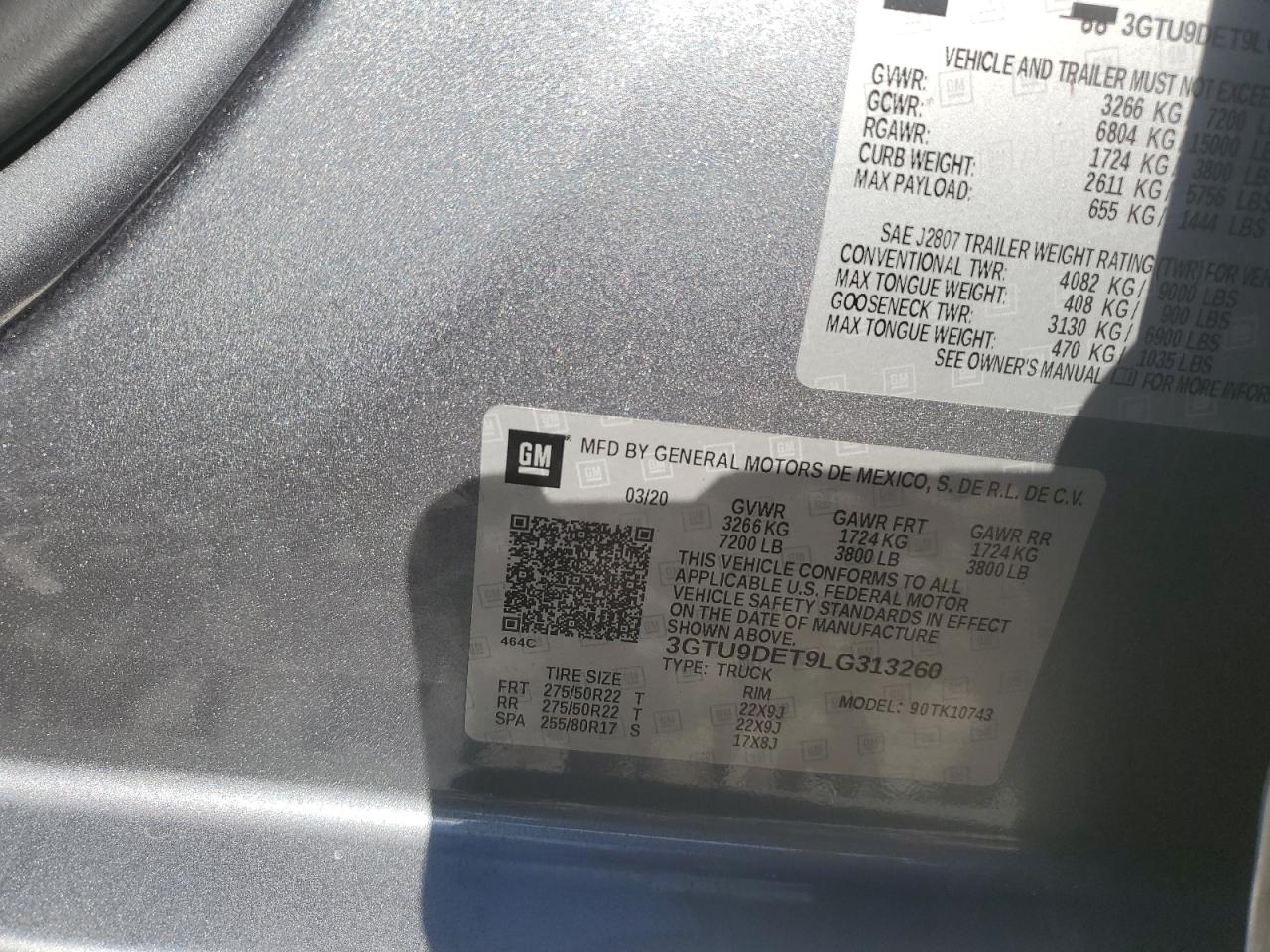 GMC SIERRA K1500 SLT