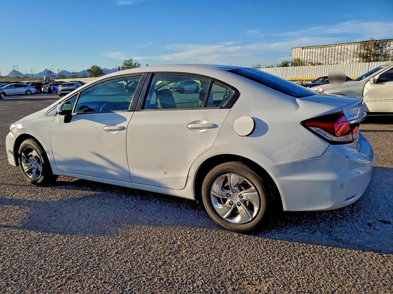 Lot #3312808094 2014 HONDA CIVIC LX