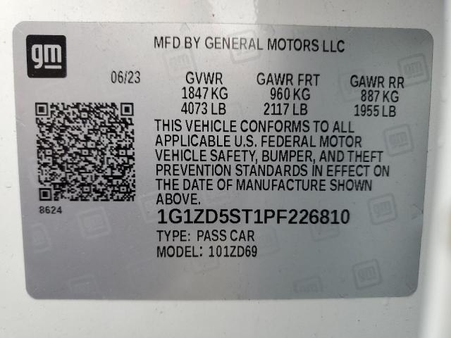 2023 CHEVROLET MALIBU LT #3298146266