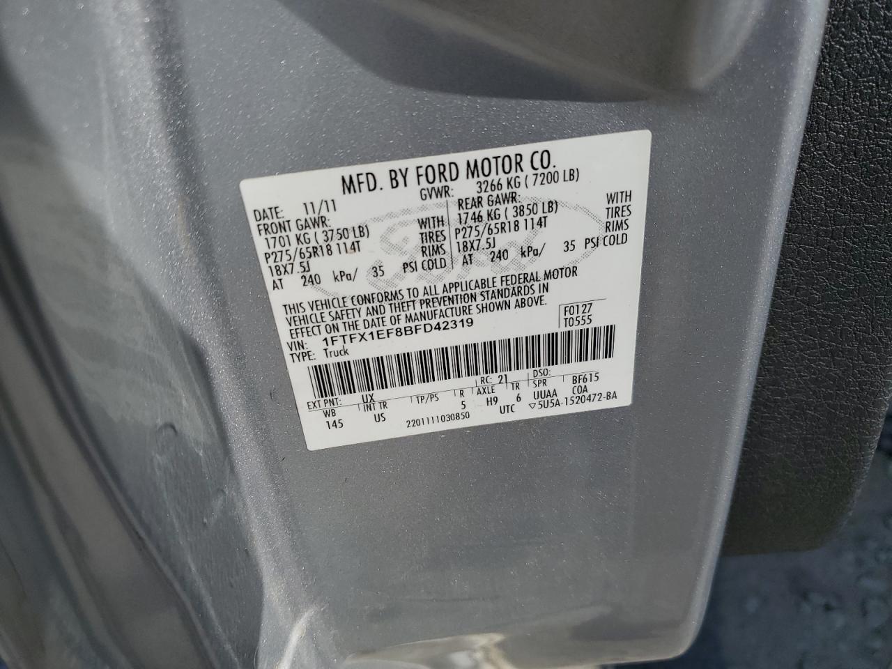 FORD F-150 SUPER CAB