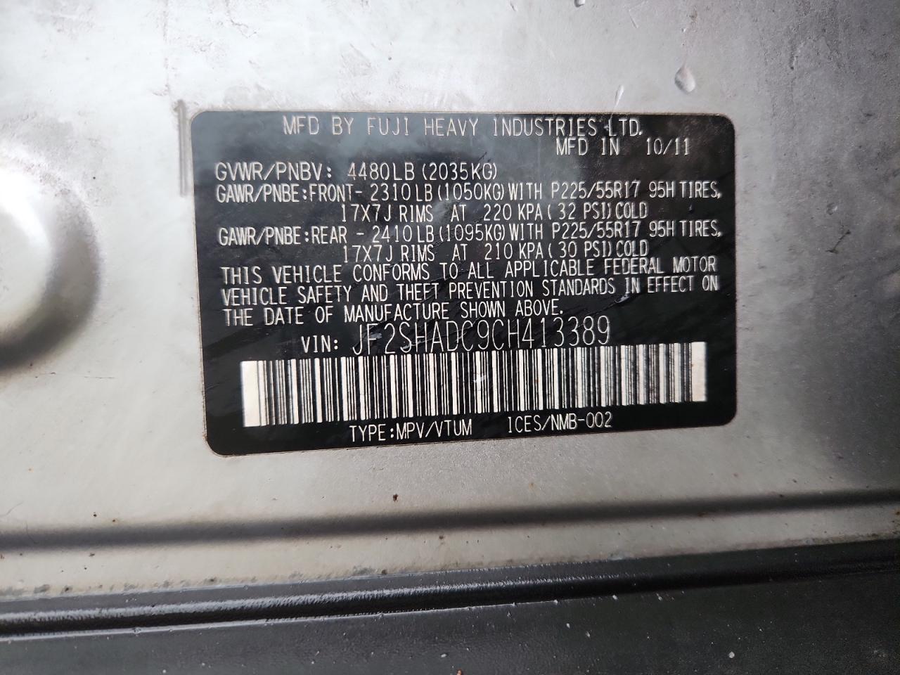 SUBARU FORESTER 2.5X PREMIUM