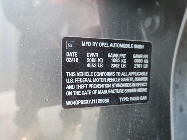 2018 BUICK REGAL ESSE - W04GP6SX7J1125980