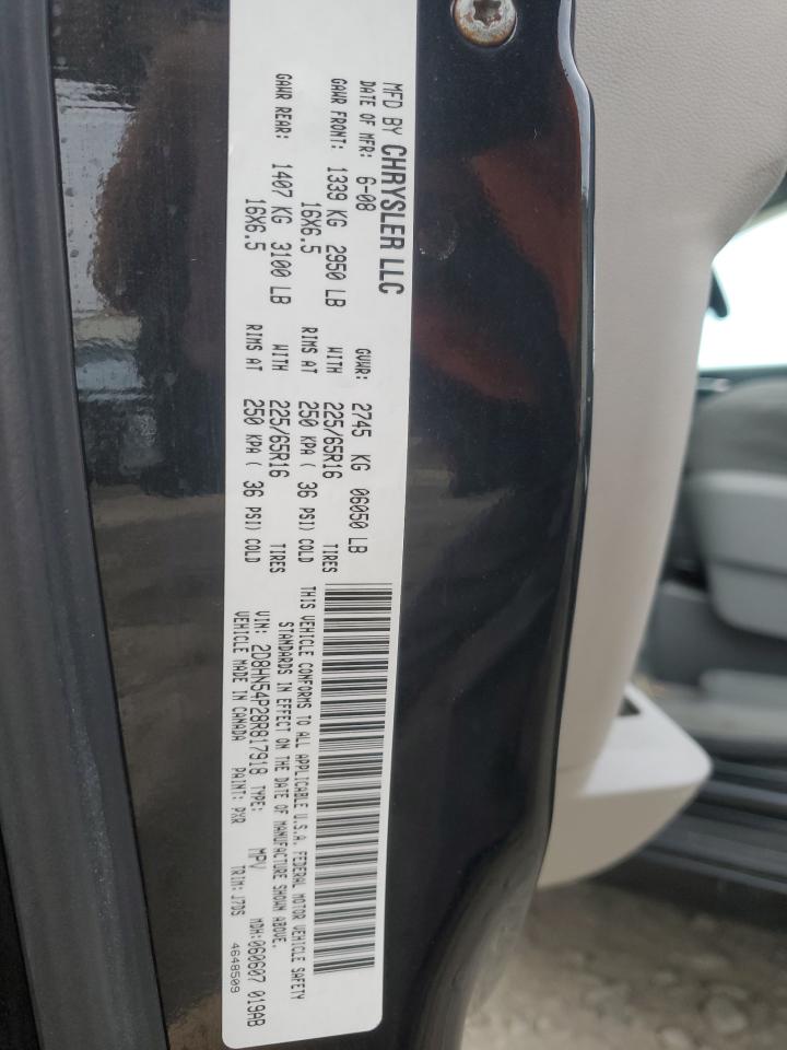 Lot #3285780647 2008 DODGE GRAND CARA