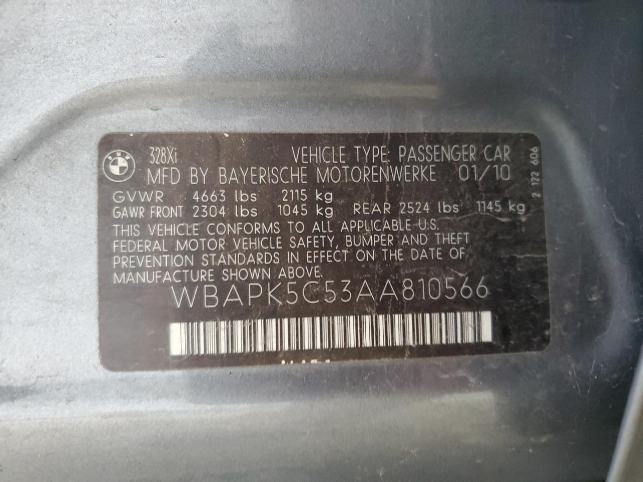 BMW 3 SERIES XI SULEV