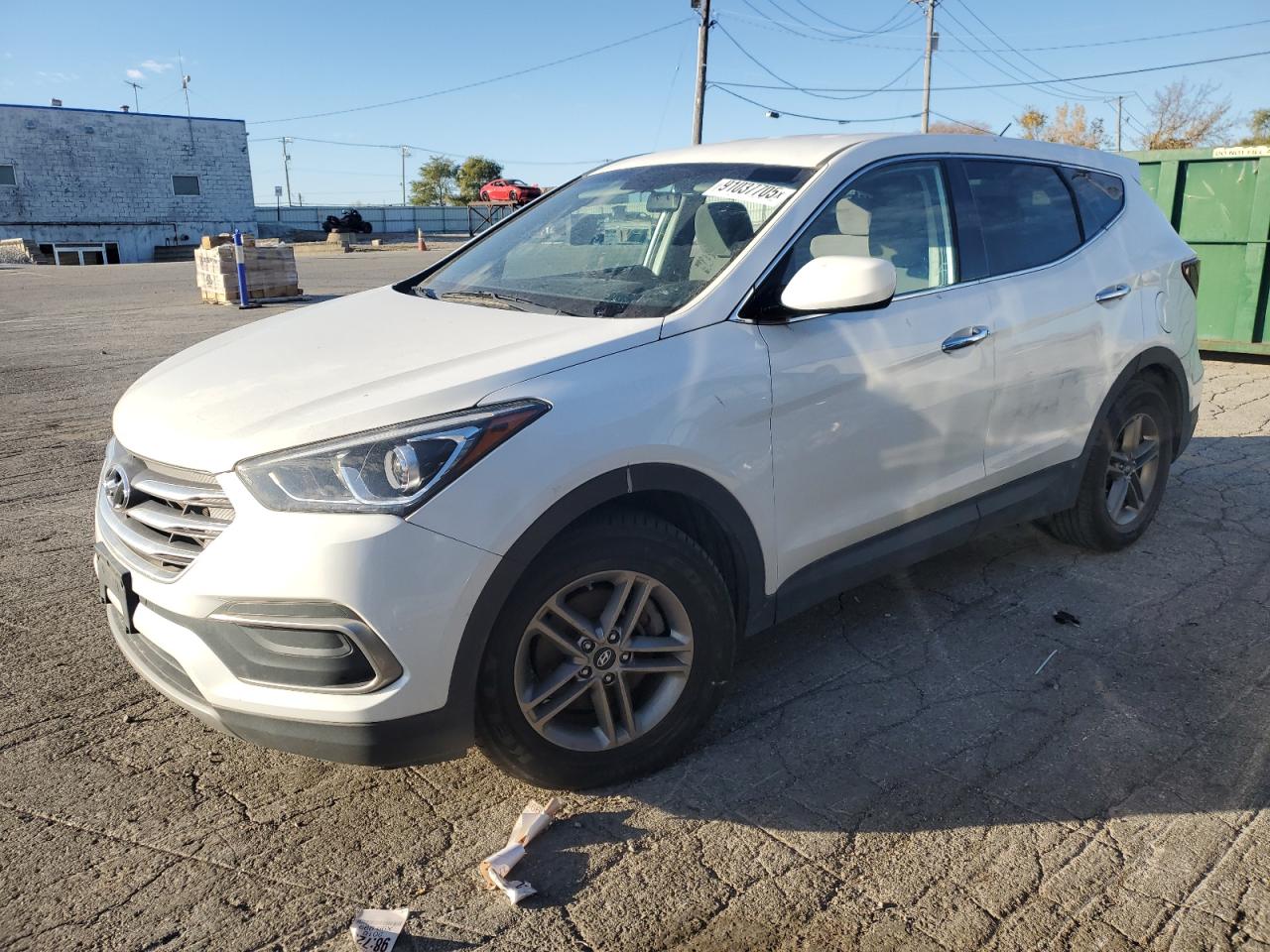 Lot #3284635325 2018 HYUNDAI SANTA FE S