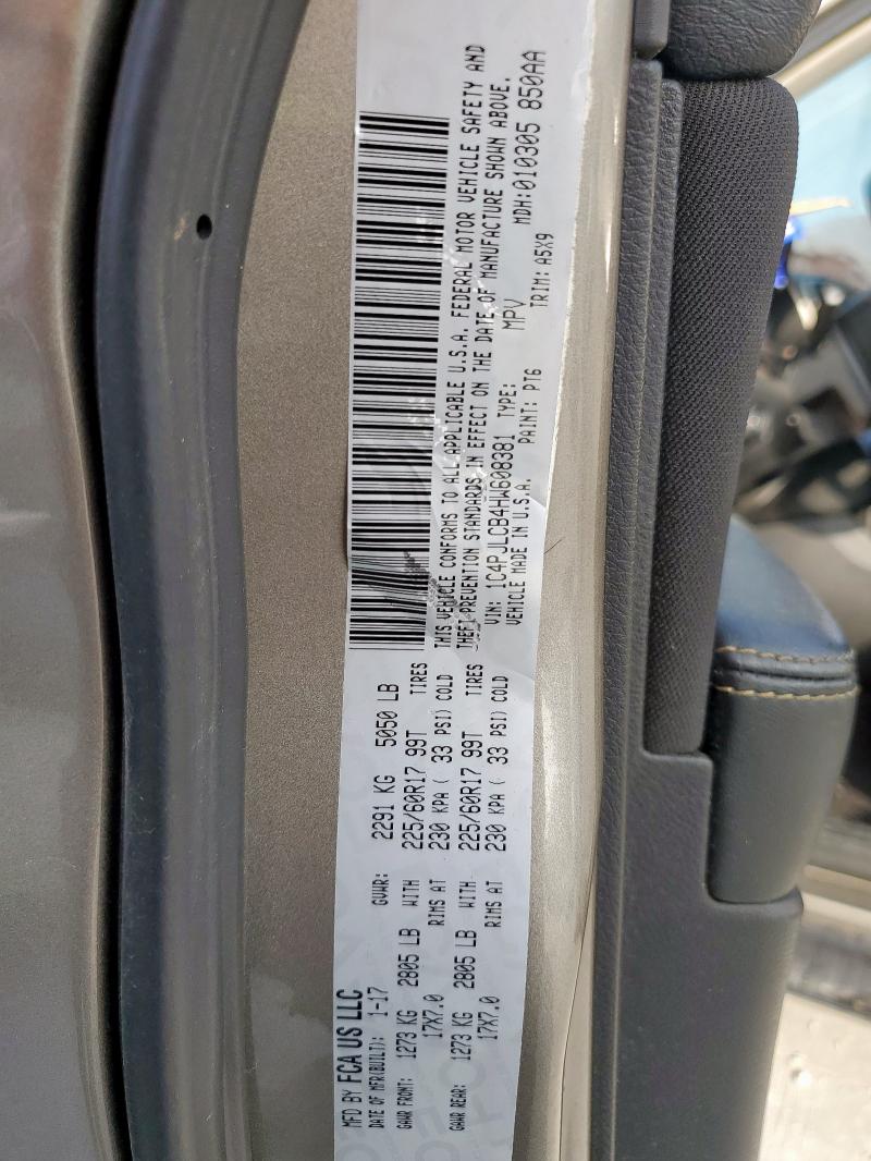 2017 JEEP CHEROKEE L #3297927776