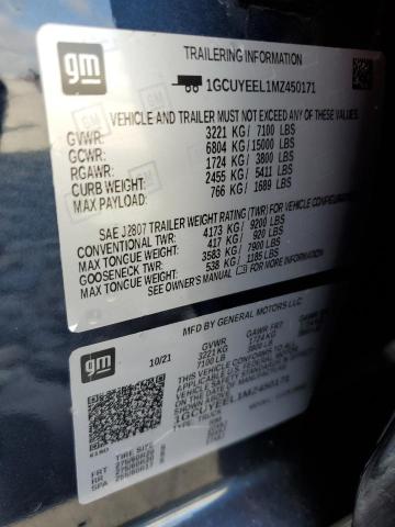 2021 CHEVROLET SILVERADO #3302760364