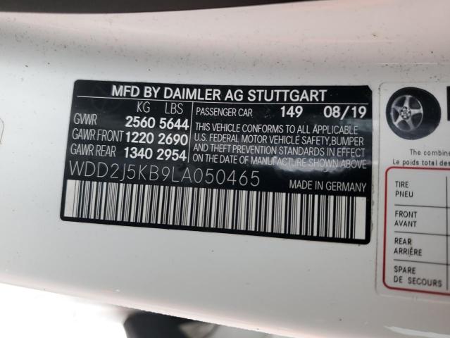 2020 MERCEDES-BENZ CLS 450 4M #3301748383