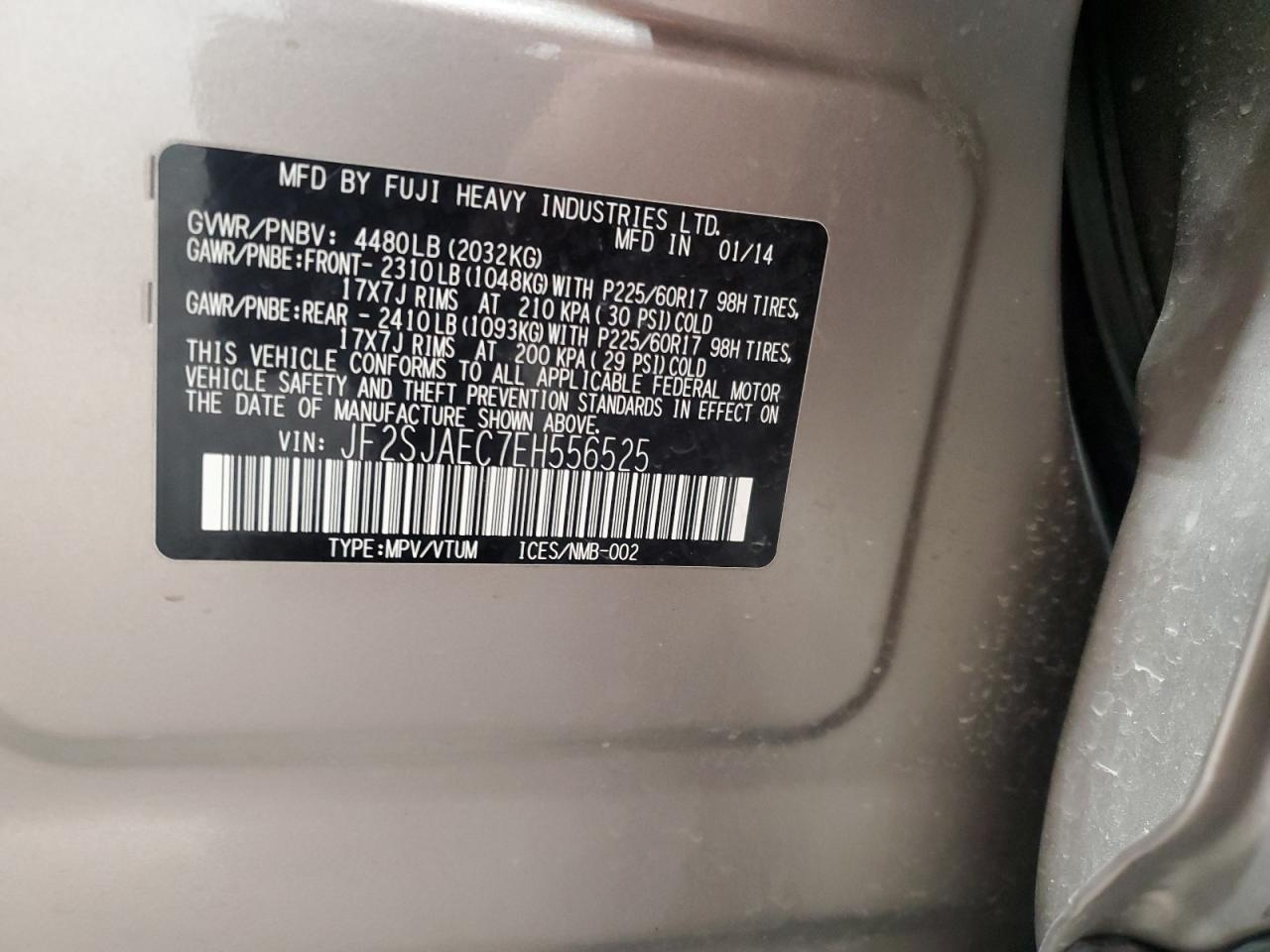 SUBARU FORESTER 2.5I PREMIUM