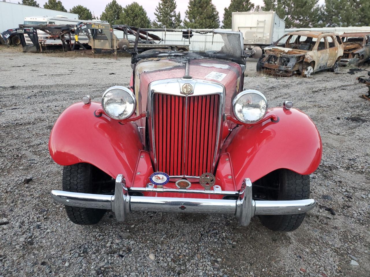 Lot #3282627072 1953 MG CONVERTIBL