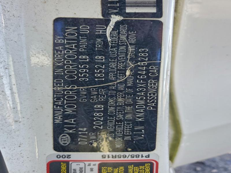 2015 KIA RIO LX #3296341428