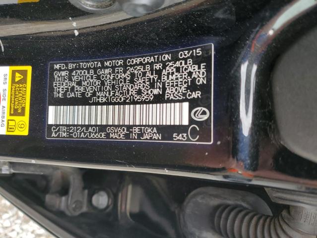 2015 LEXUS ES 350 #3294530618