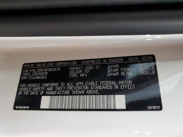 2024 VOLVO XC60 CORE #3297966789